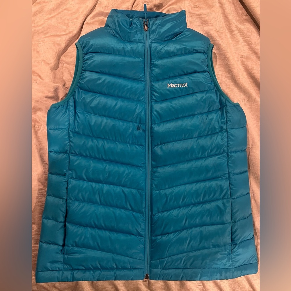 Marmot Blue Puffer Vest